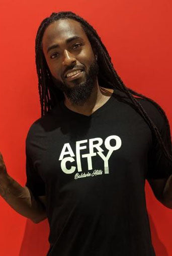 Afro City Baldwin Hils T-shirt